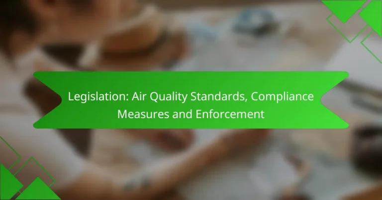 Legislation: Air Quality Standards, Compliance Measures and Enforcement